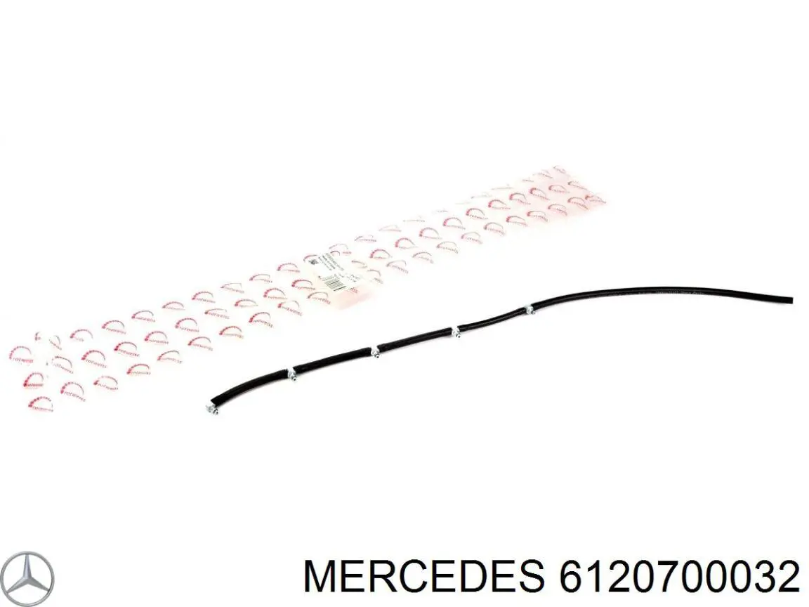 6120700032 Mercedes tubo de combustible atras de las boquillas