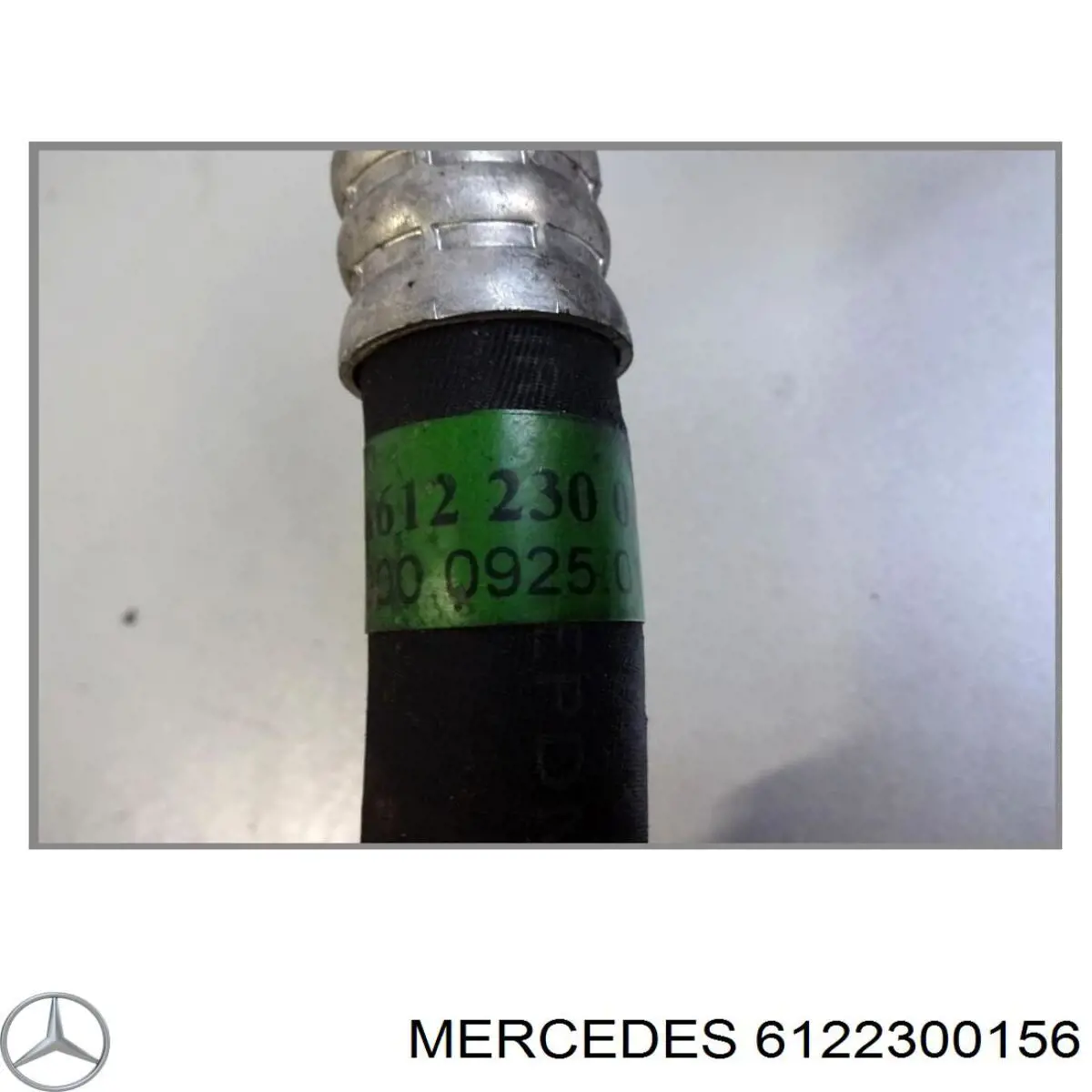 6122300156 Mercedes tubería de baja / alta presión, aire acondicionado, de evaporador a compresor