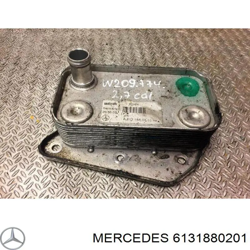 6131880201 Mercedes radiador de aceite