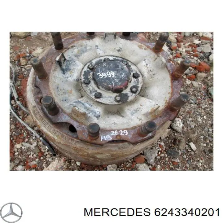 6243340201 Mercedes cubo de rueda delantero