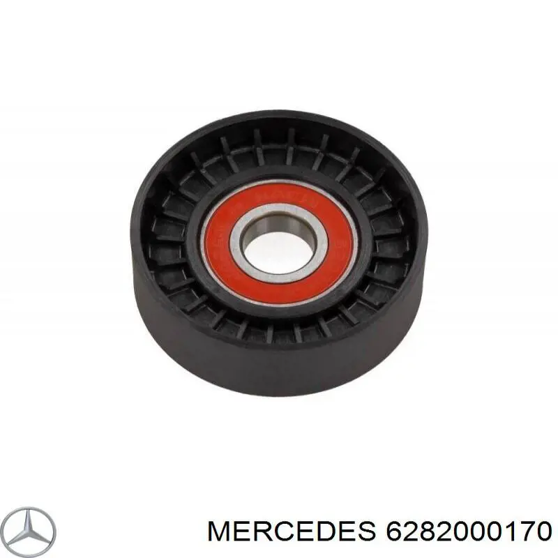 6282000170 Mercedes tensor de correa, correa poli v