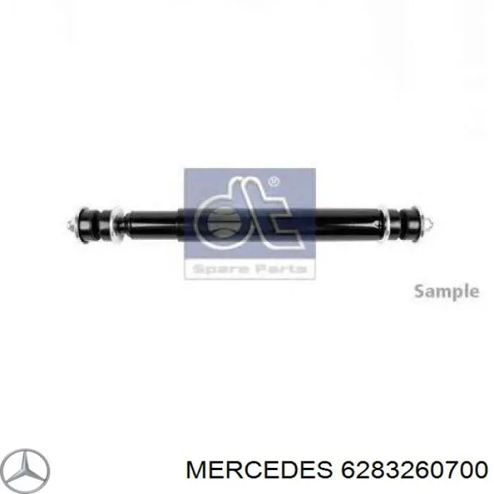 6283260700 Mercedes amortiguador trasero