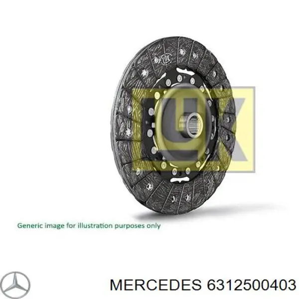 Comprar A6312500303 Mercedes Disco de embrague