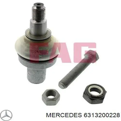 6313200228 Mercedes rótula de suspensión inferior