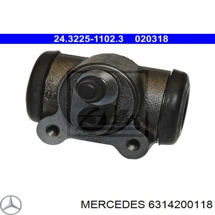 A6314200118 Mercedes cilindro de freno de rueda trasero