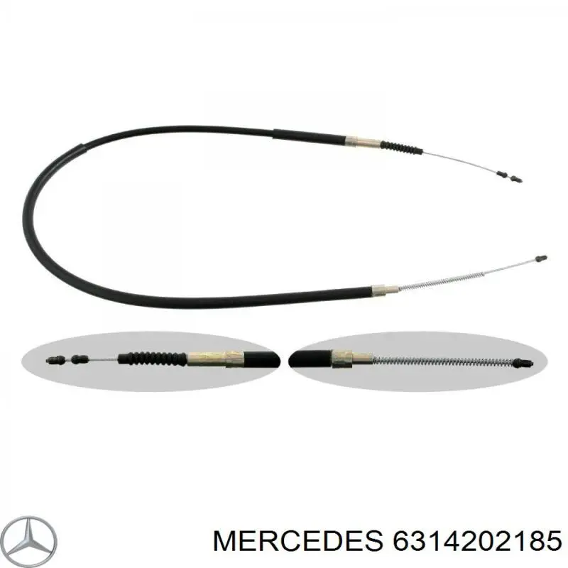 Cable de freno de mano trasero derecho/izquierdo Beca Cables 1002001