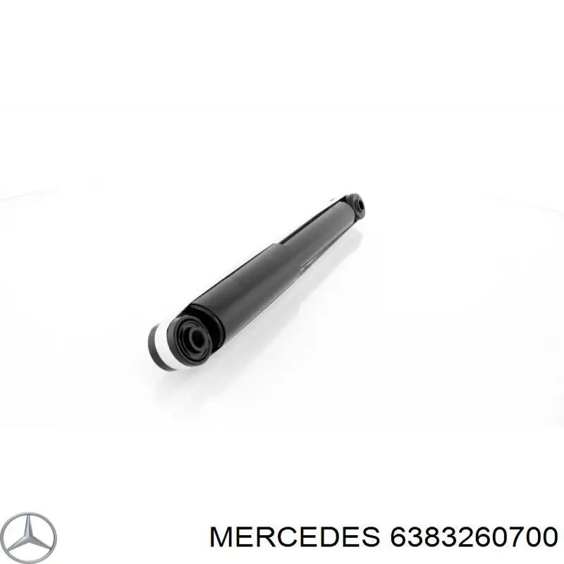 Amortiguador trasero 6383260700 Mercedes