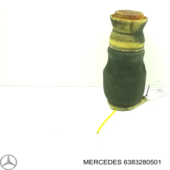 6383280501 Mercedes muelle neumático, suspensión, eje trasero