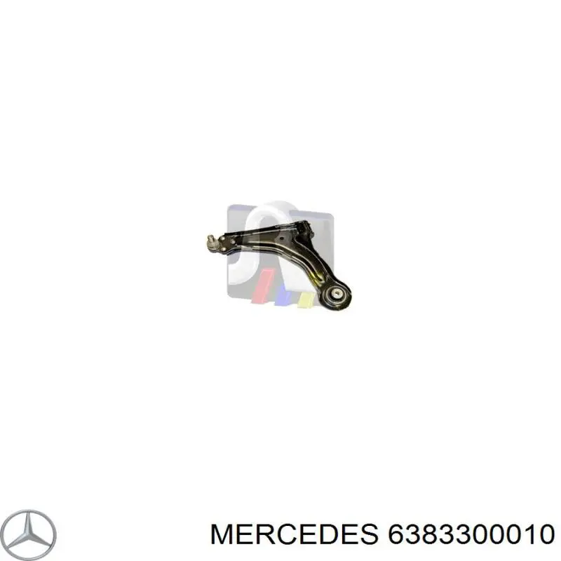 Brazo inferior izquierdo de la suspensión delantera Mercedes 6383300010 precio, desde 72,04 EUR
