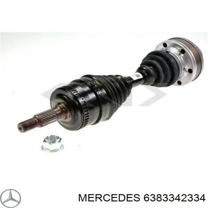 6383342334 Mercedes Semieje delantero