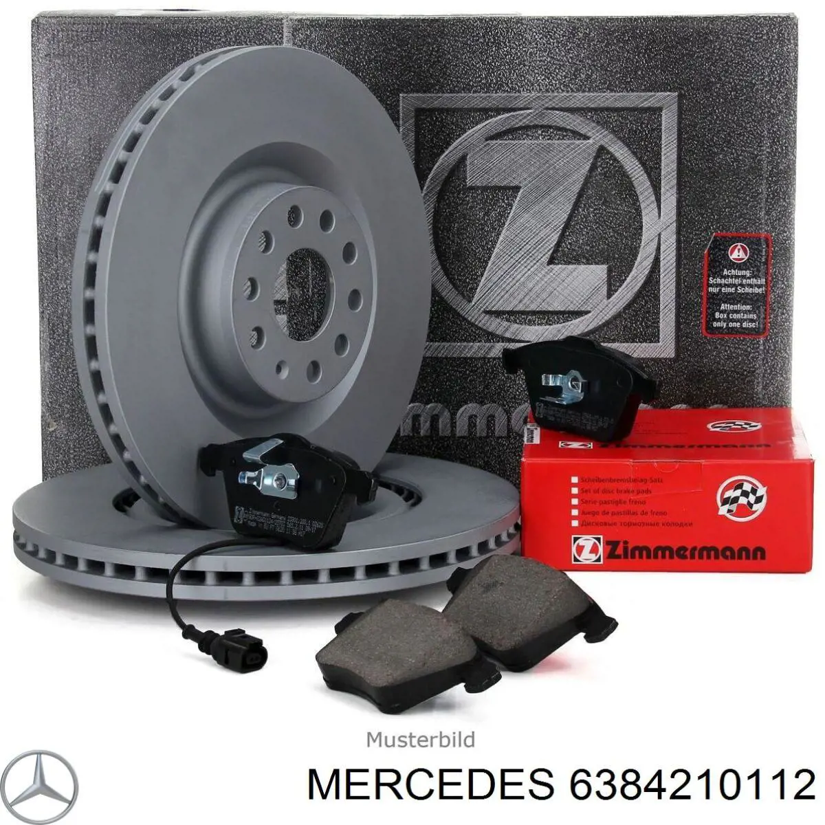 Comprar 6384210112 Mercedes Freno de disco delantero