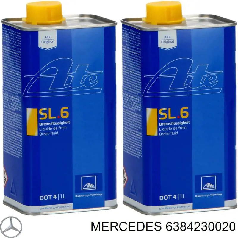 6384230020 Mercedes chapa protectora contra salpicaduras, disco de freno trasero