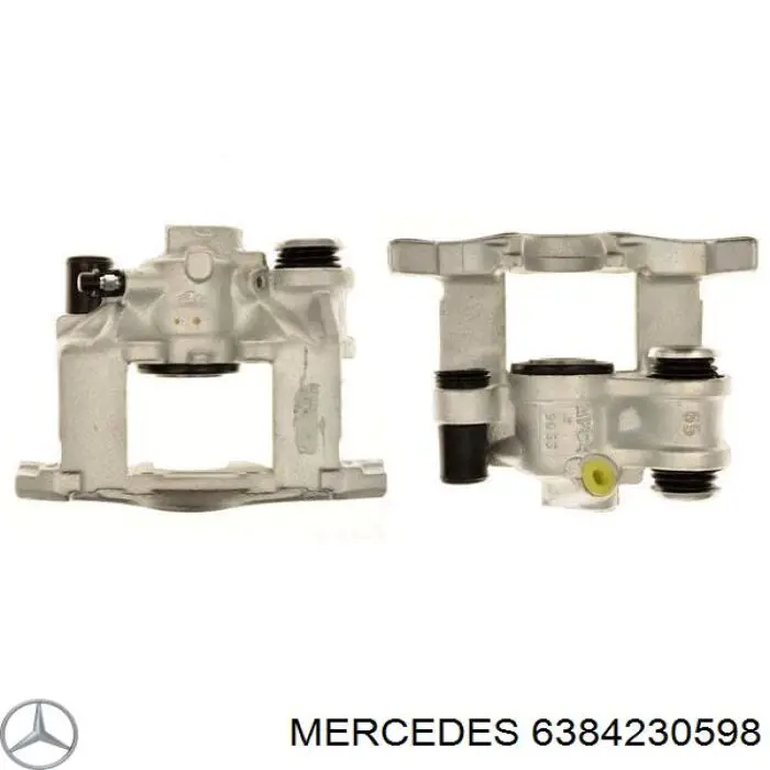 6384230598 Mercedes pinza de freno trasera izquierda