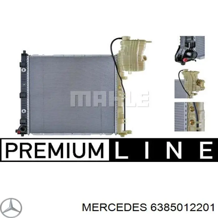 Comprar 6385012201 Mercedes Radiador de auto