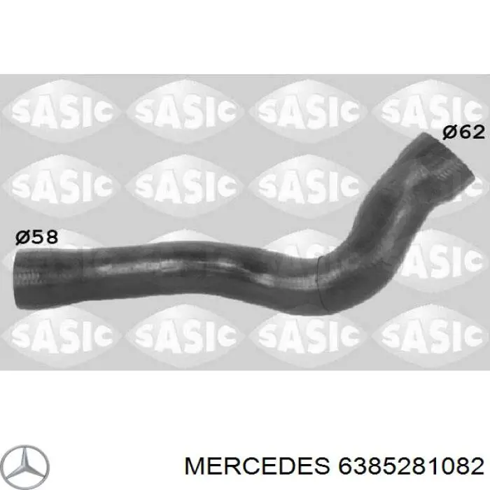 Manguera del intercooler Mercedes 6385281082 precio, desde 34,00 EUR