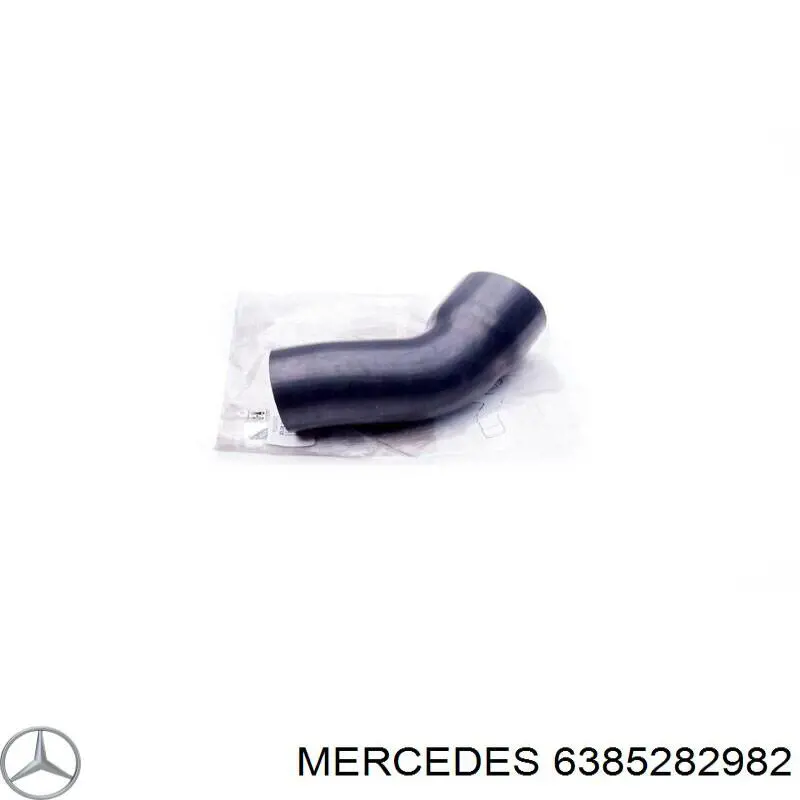 6385282982 Mercedes tubo flexible de aire de sobrealimentación inferior