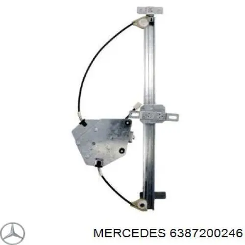 Mecanismo alzacristales, puerta delantera izquierda para Mercedes V (638)