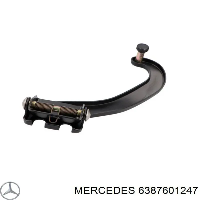 Rodillo superior derecho de puerta corrediza 6387601247 Mercedes