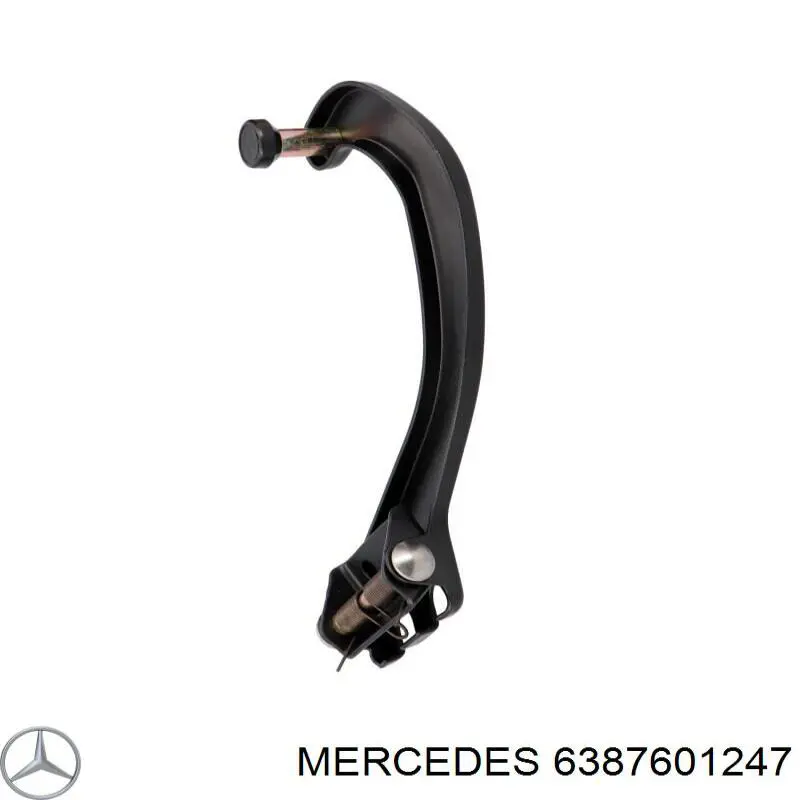 Rodillo superior derecho de puerta corrediza Mercedes 6387601247