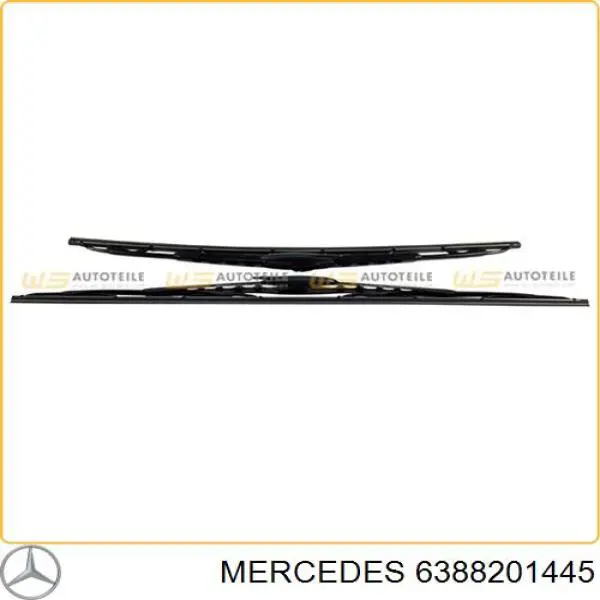 6388201445 Mercedes limpiaparabrisas de luna delantera copiloto