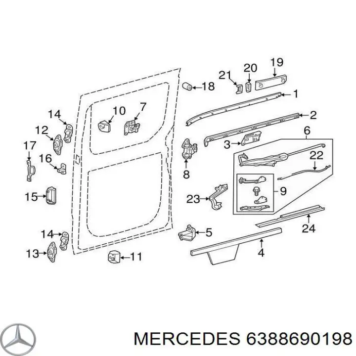 Comprar A6388690198 Mercedes Anillo de sellado de la bomba de lavaparabrisas