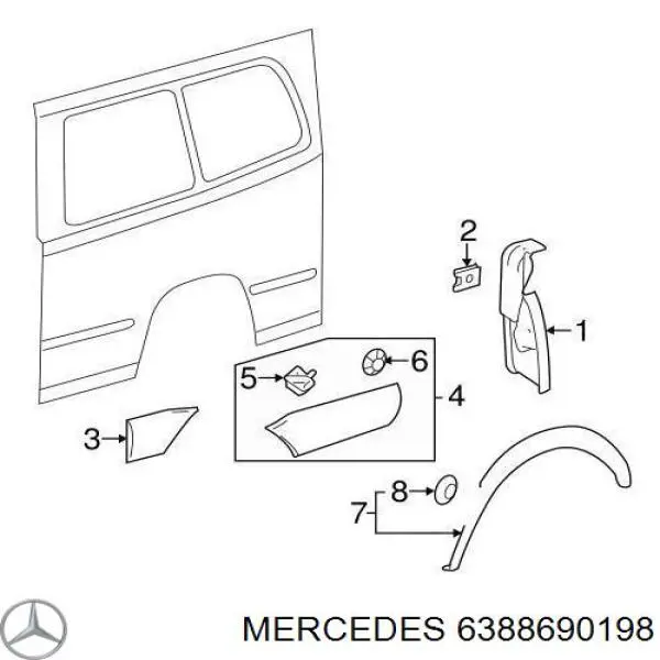 Anillo de sellado de la bomba de lavaparabrisas A6388690198 Mercedes