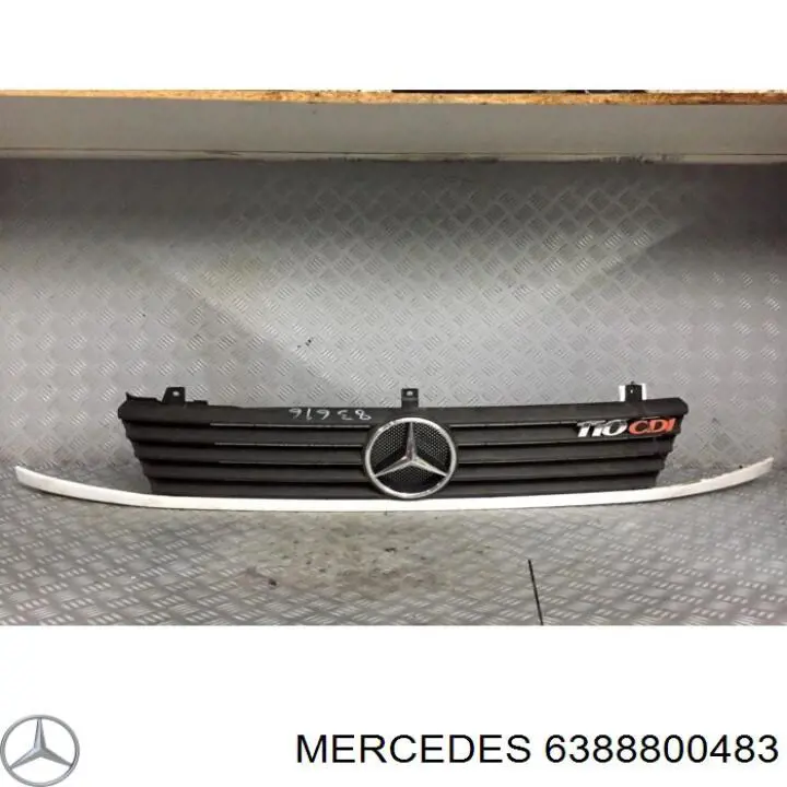 6388800483 Mercedes panal de radiador