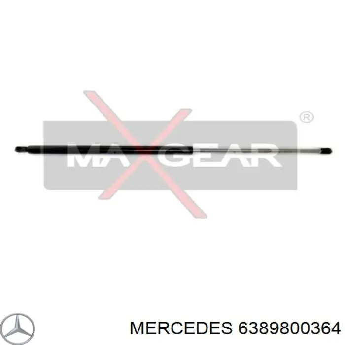 Amortiguador de maletero Mercedes 6389800364 precio, desde 19,75 EUR