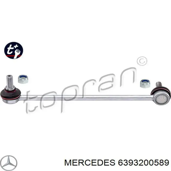 6393200589 Mercedes barra estabilizadora delantera derecha