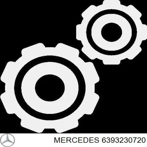 6393230720 Mercedes soporte amortiguador delantero