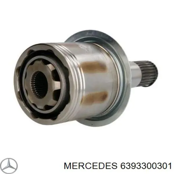 6393300301 Mercedes árbol de transmisión delantero