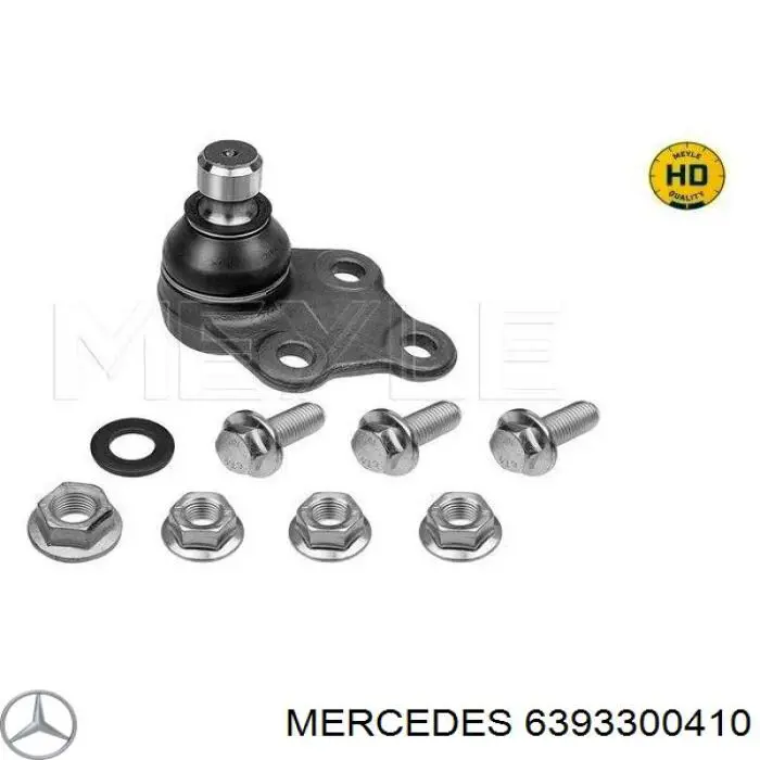6393300410 Mercedes barra oscilante, suspensión de ruedas delantera, inferior izquierda