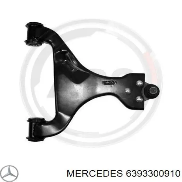 6393300910 Mercedes barra oscilante, suspensión de ruedas delantera, inferior derecha