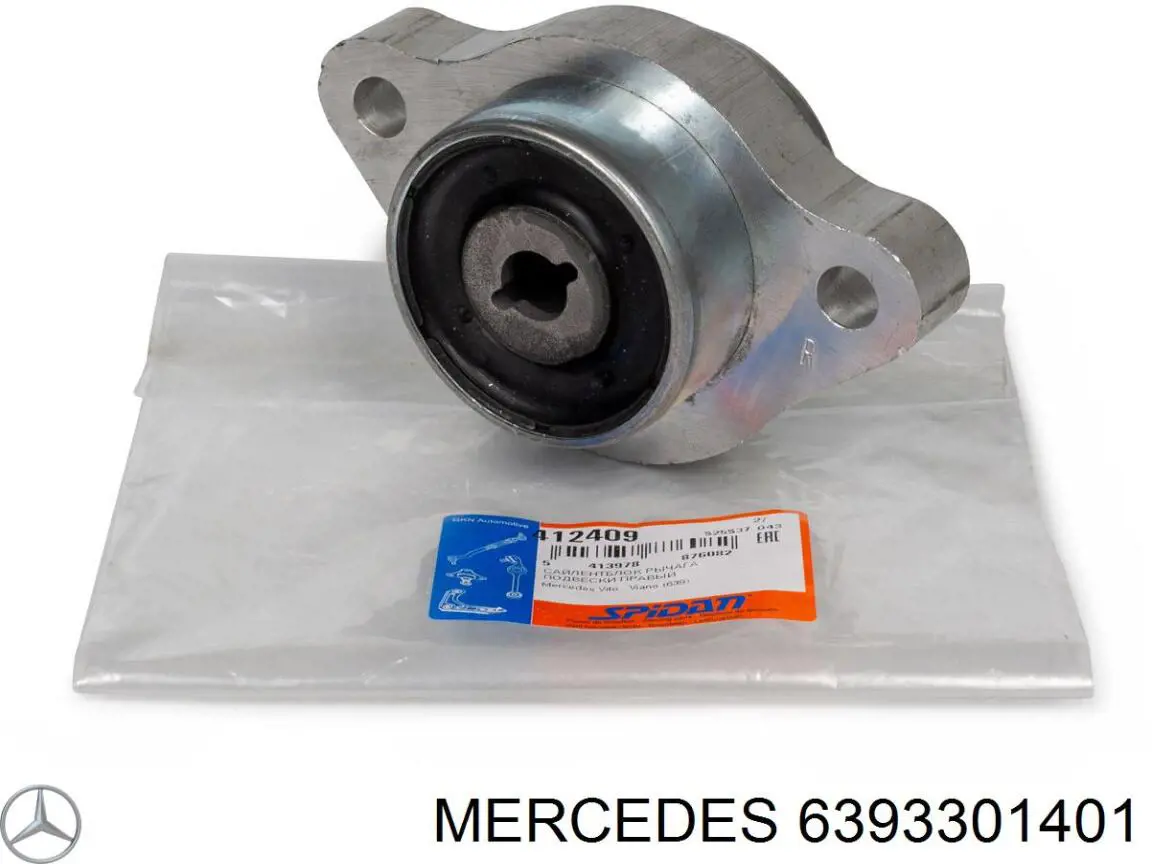 6393301401 Mercedes Brazo inferior izquierdo de la suspensión delantera