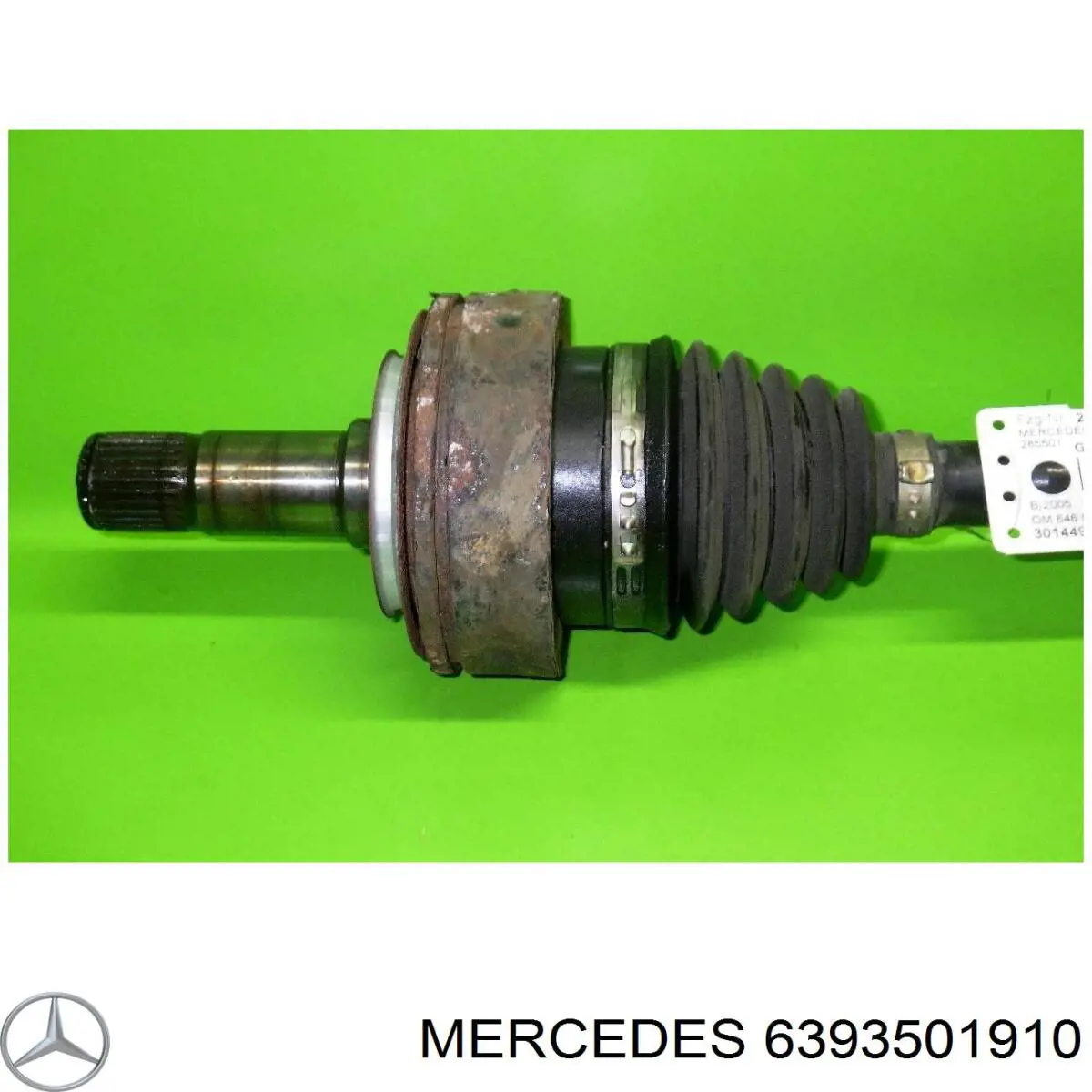 6393501910 Mercedes árbol de transmisión trasero