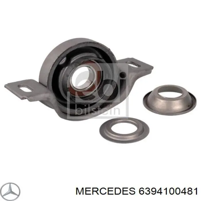 Rodamiento central del eje de transmisión Mercedes 6394100481 precio, desde 42,18 EUR