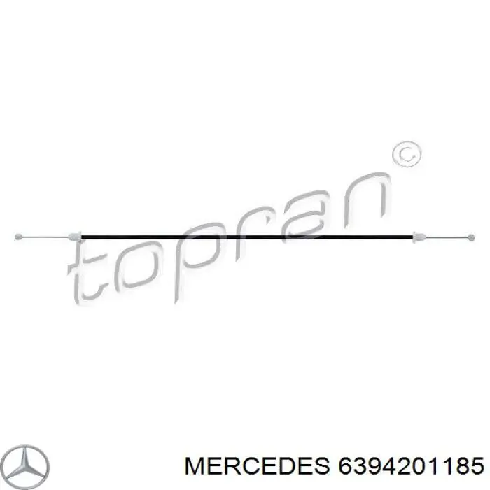 A6394201185 Mercedes Cable de freno de mano delantero 