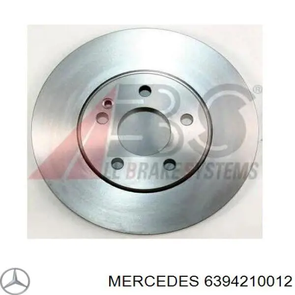 Disco de freno 6394210012 Mercedes