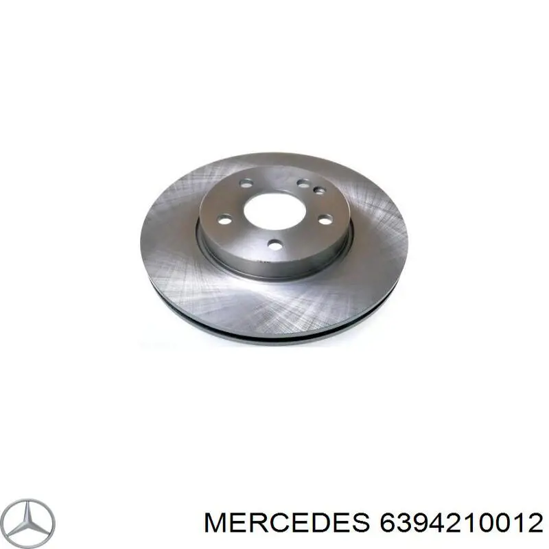 Comprar 6394210012 Mercedes Freno de disco delantero
