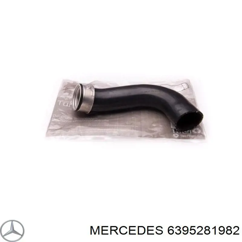 6395281982 Mercedes tubo flexible de aire de sobrealimentación derecho