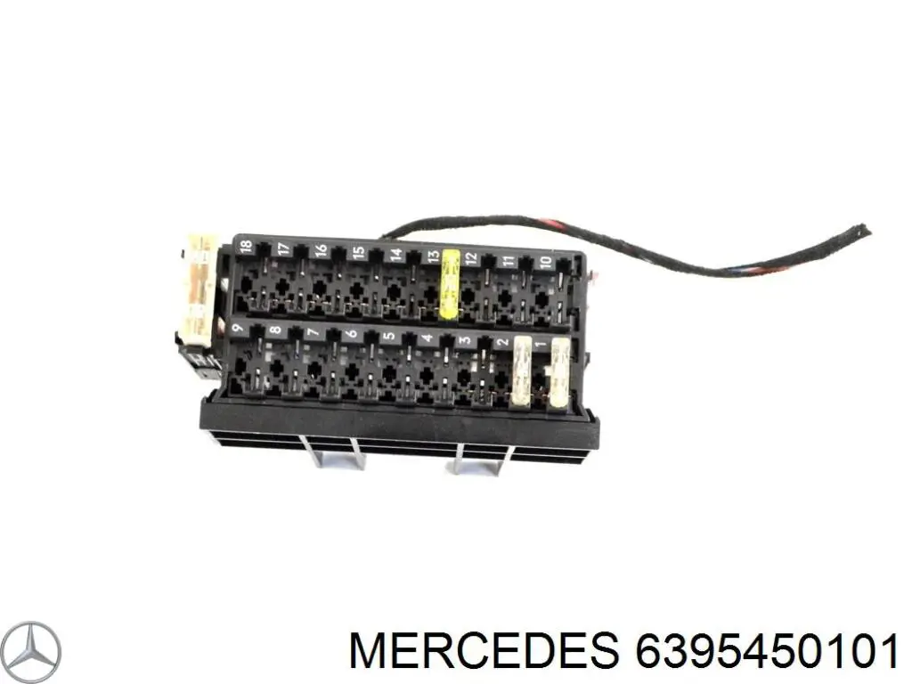 6395450101 Mercedes Caja de relés y fusibles