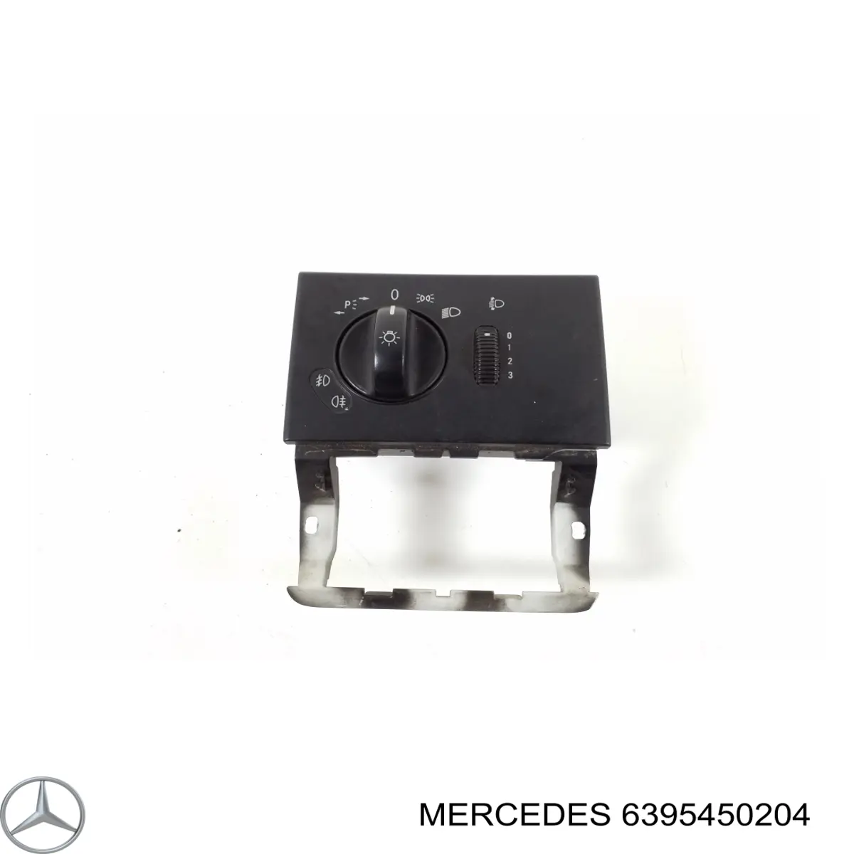 6395450204 Mercedes interruptor de faros para "torpedo"