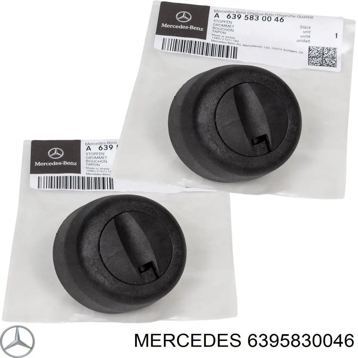 6395830046 Mercedes Cojín inferior del gato