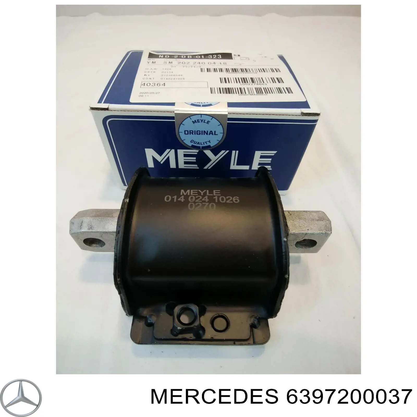 6397200037 Mercedes bisagra de puerta delantera izquierda