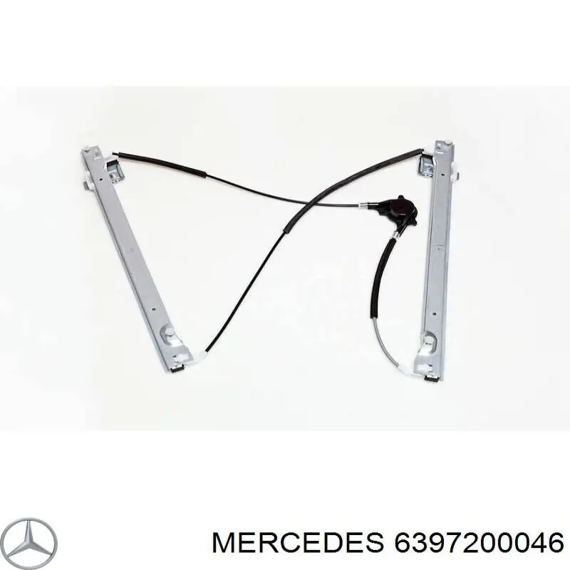 Mecanismo de elevalunas delantero izquierdo 6397200046 Mercedes