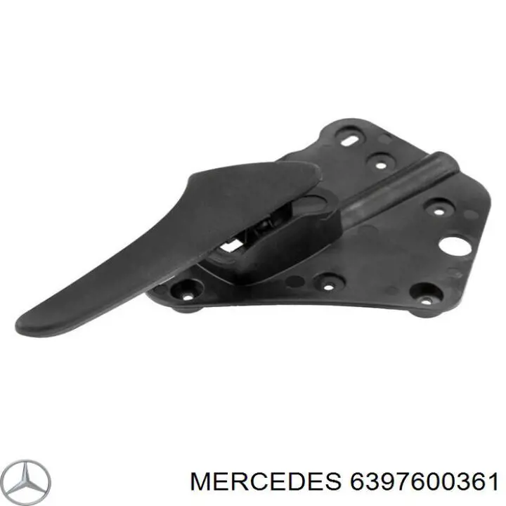 639 760 03 61 Mercedes manecilla de puerta, equipamiento habitáculo, delantera derecha