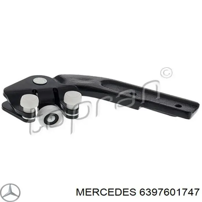 Rodillo inferior derecho de puerta corrediza Mercedes 6397601747 precio, desde 28,62 EUR
