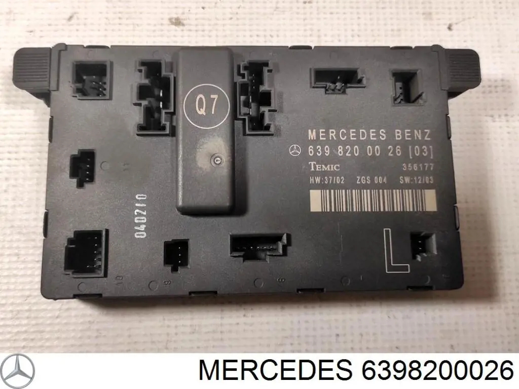 Unidad de confort de la puerta delantera Mercedes 6398200026 precio, desde 79,41 EUR