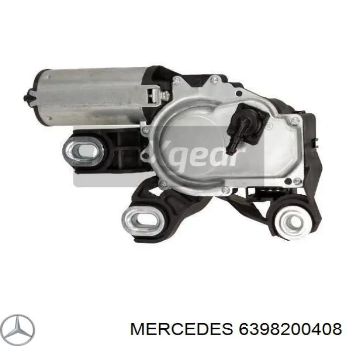 6398200408 Mercedes motor limpiaparabrisas luna trasera