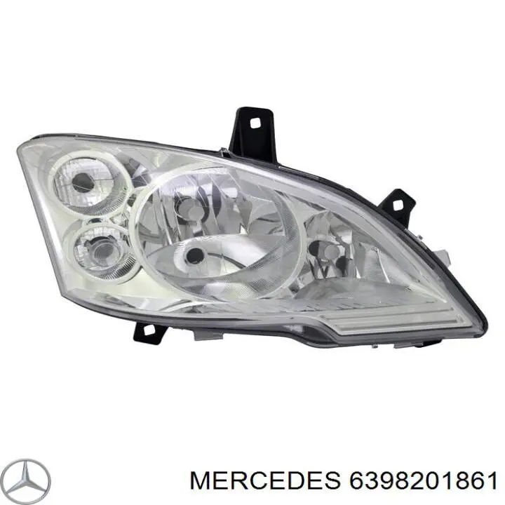 Faro izquierdo 6398201861 Mercedes